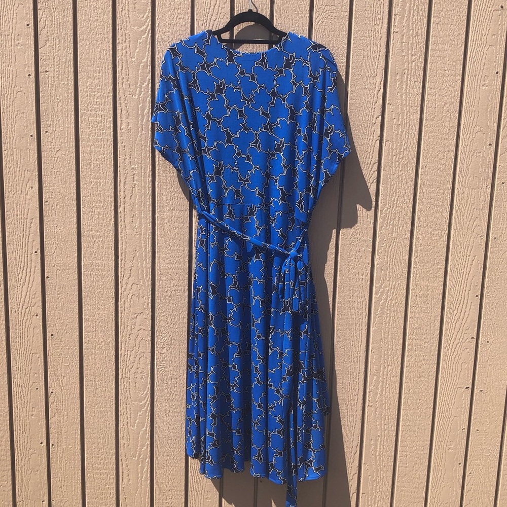 NWOT 1x Vicky Tiel Wrap Tie Dress - Picture 3 of 9